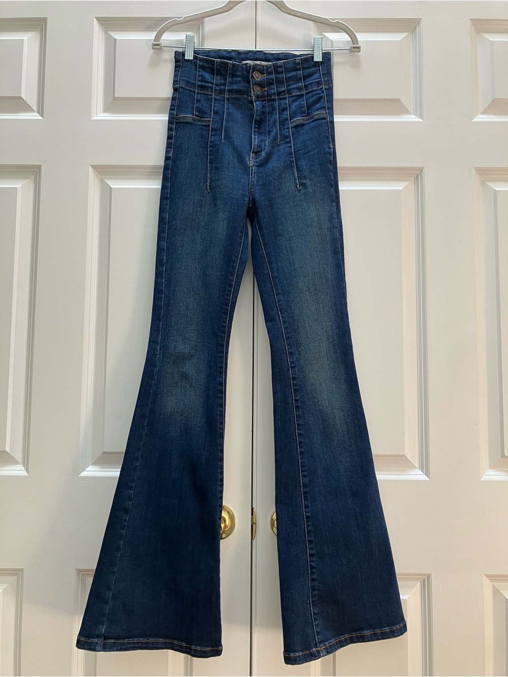 Free People Jayde Flare Jeans High Waist Wide Flare We The Free size 26